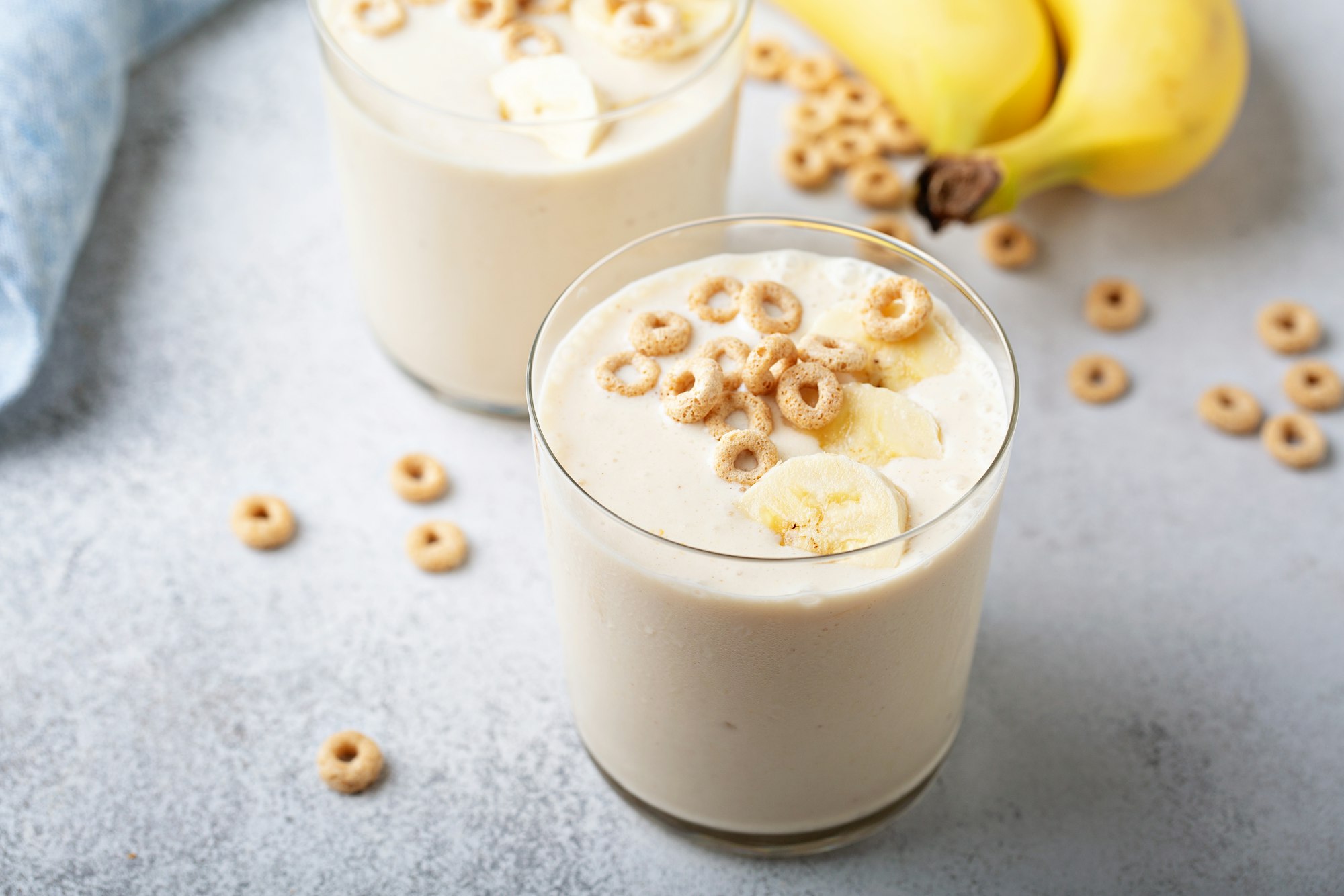 Healthy banana smoothie